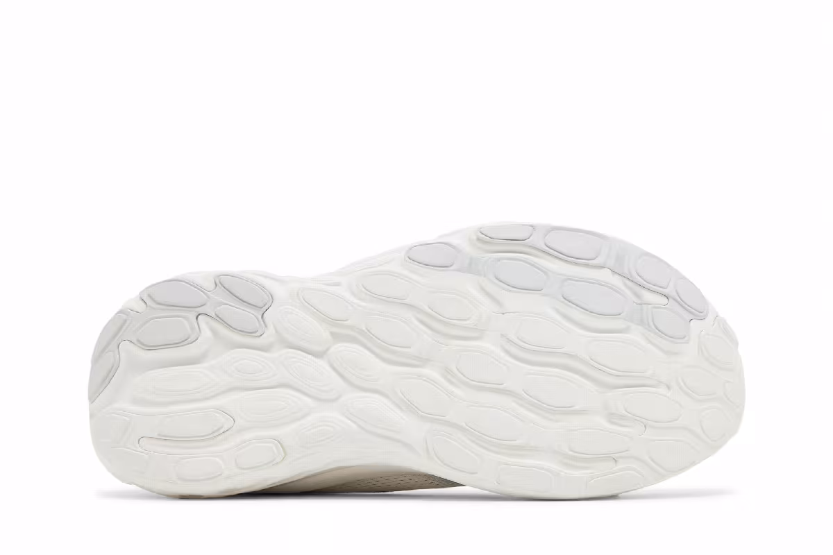 New Balance Women's Fresh Foam X 1080v13 Wide White Silver Metallic, view 5