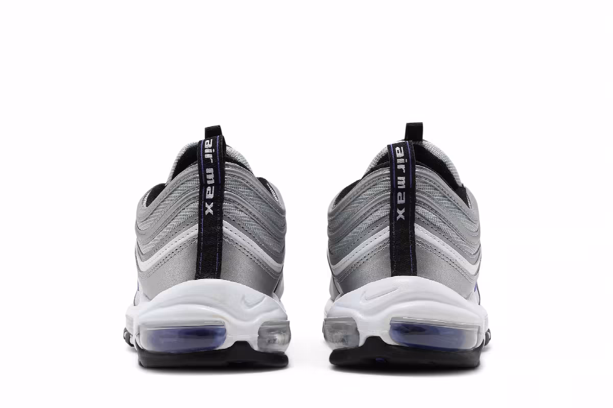 Nike Men's Air Max 97 Silver Violet, view 7