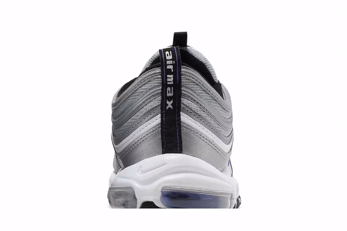Nike Men's Air Max 97 Silver Violet, view 8