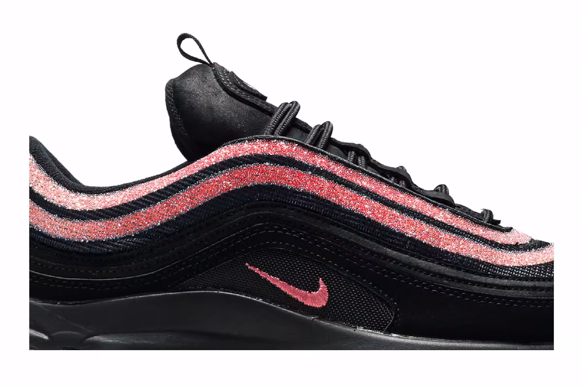 Swarovski x Nike Air Max 97 Golf NRG Black Oracle Pink, view 3