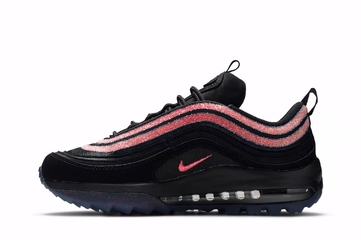 Swarovski x Nike Air Max 97 Golf NRG Black Oracle Pink, view 4