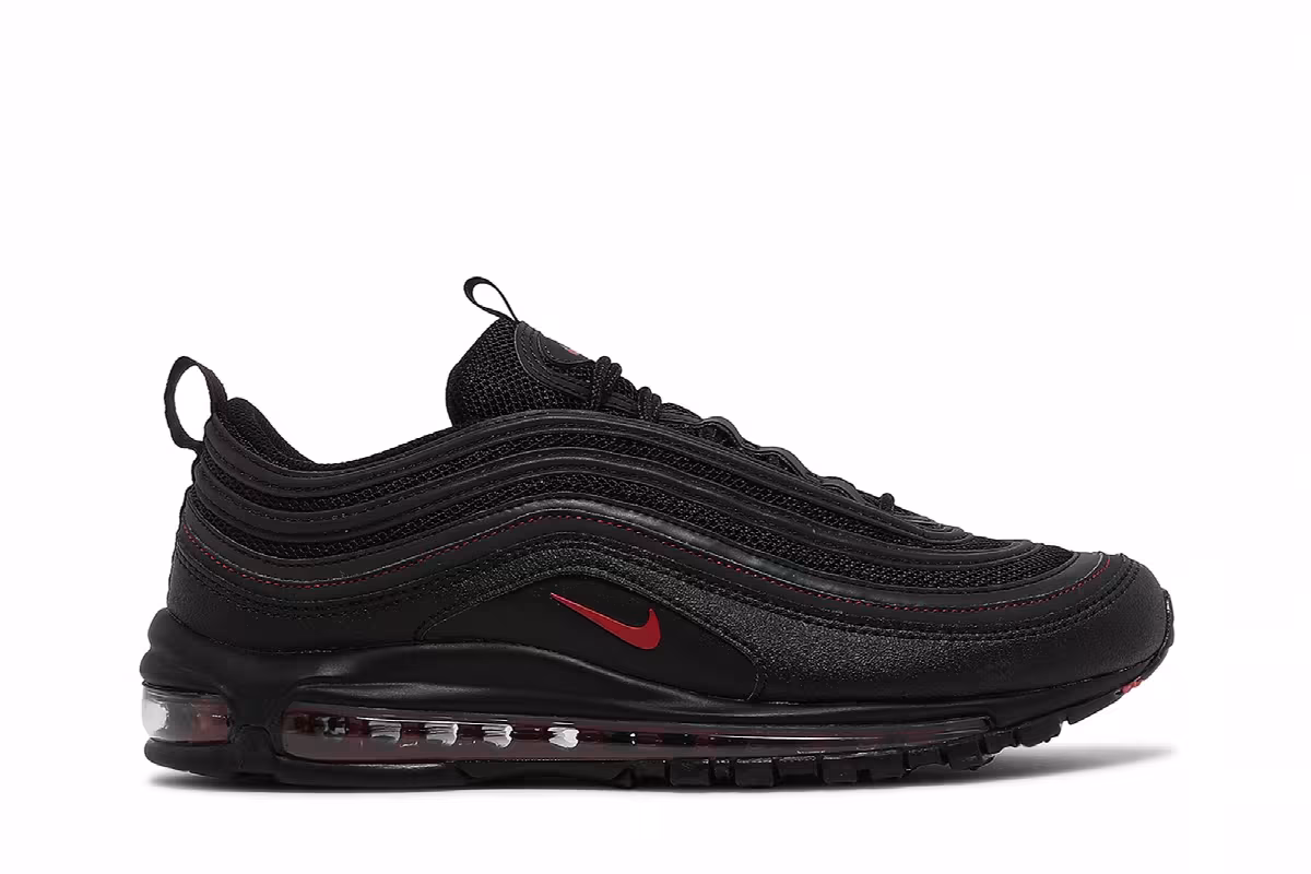 Nike Air Max 97 Black University Red, view 2