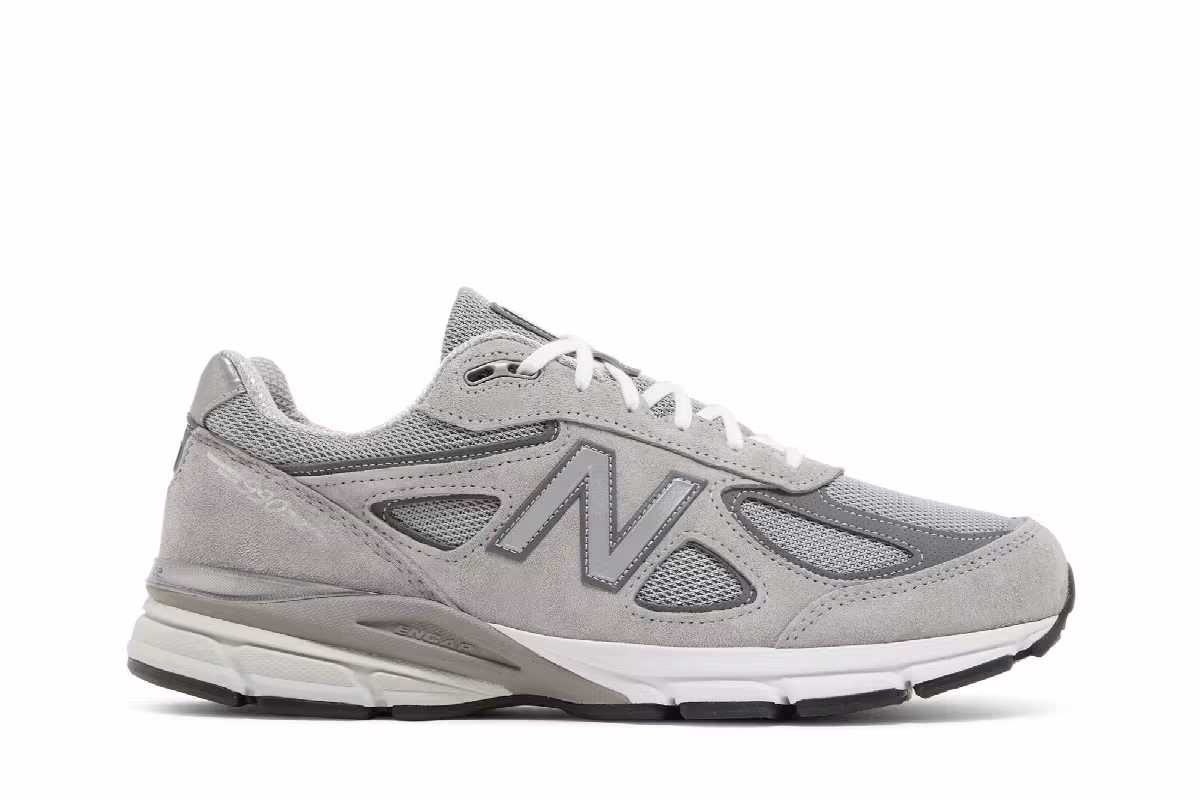 New Balance 990v4 Made in USA Grey Silver, view 2