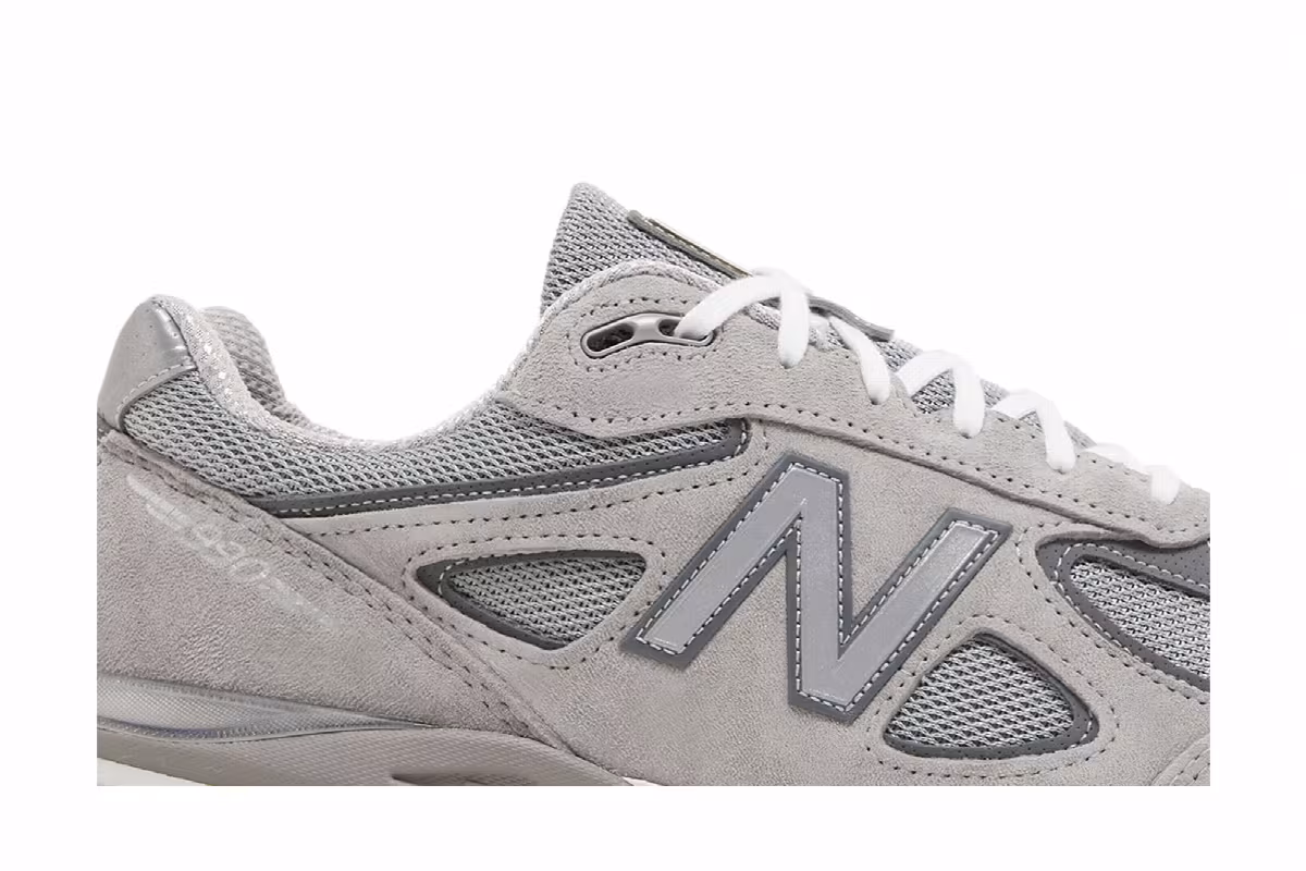 New Balance 990v4 Made in USA Grey Silver, view 3