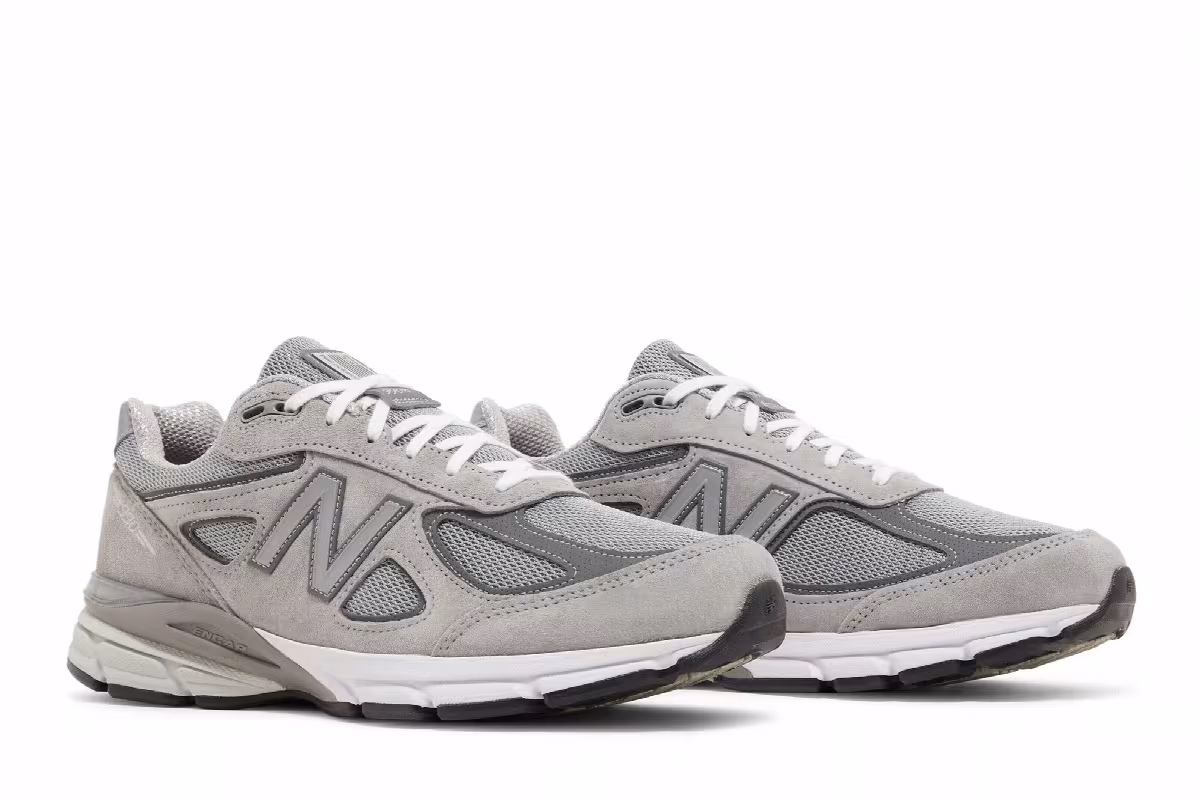 New Balance 990v4 Made in USA Grey Silver, view 9