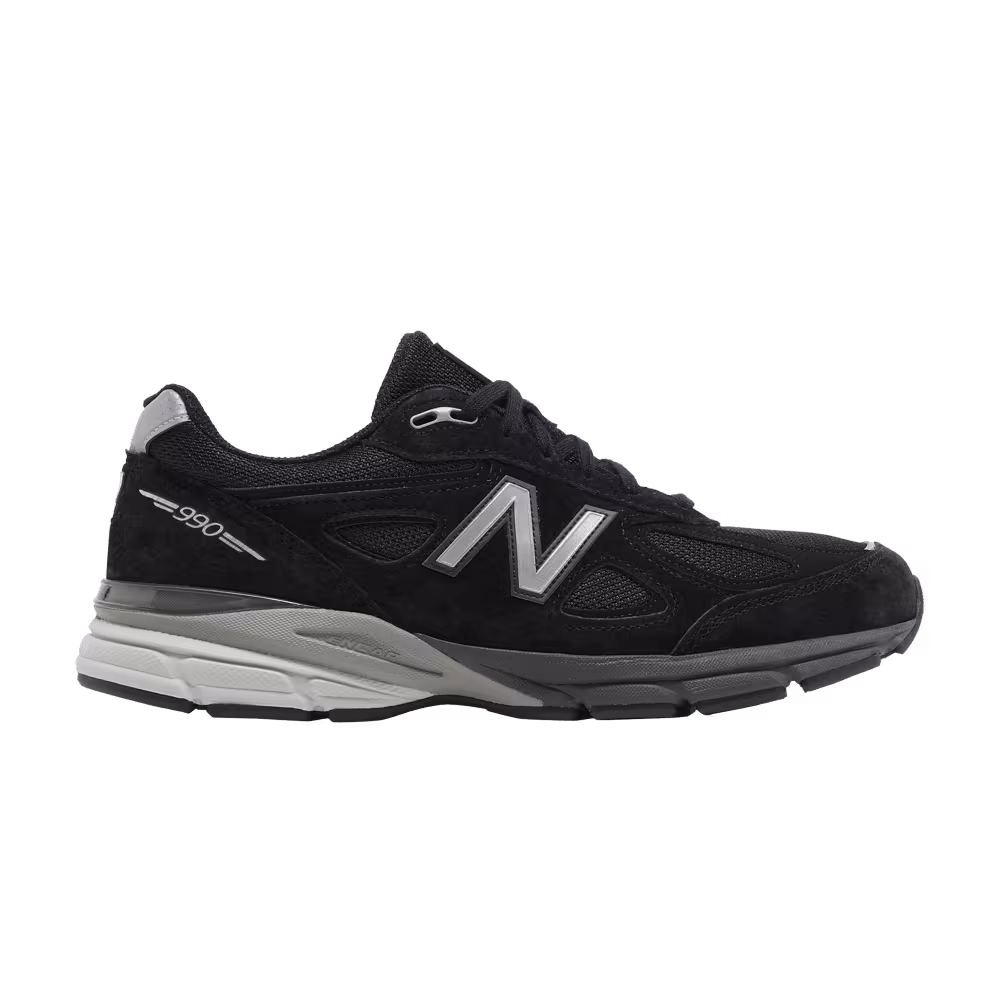 New Balance Men's 990v4 Made in USA Black Silver 2023
