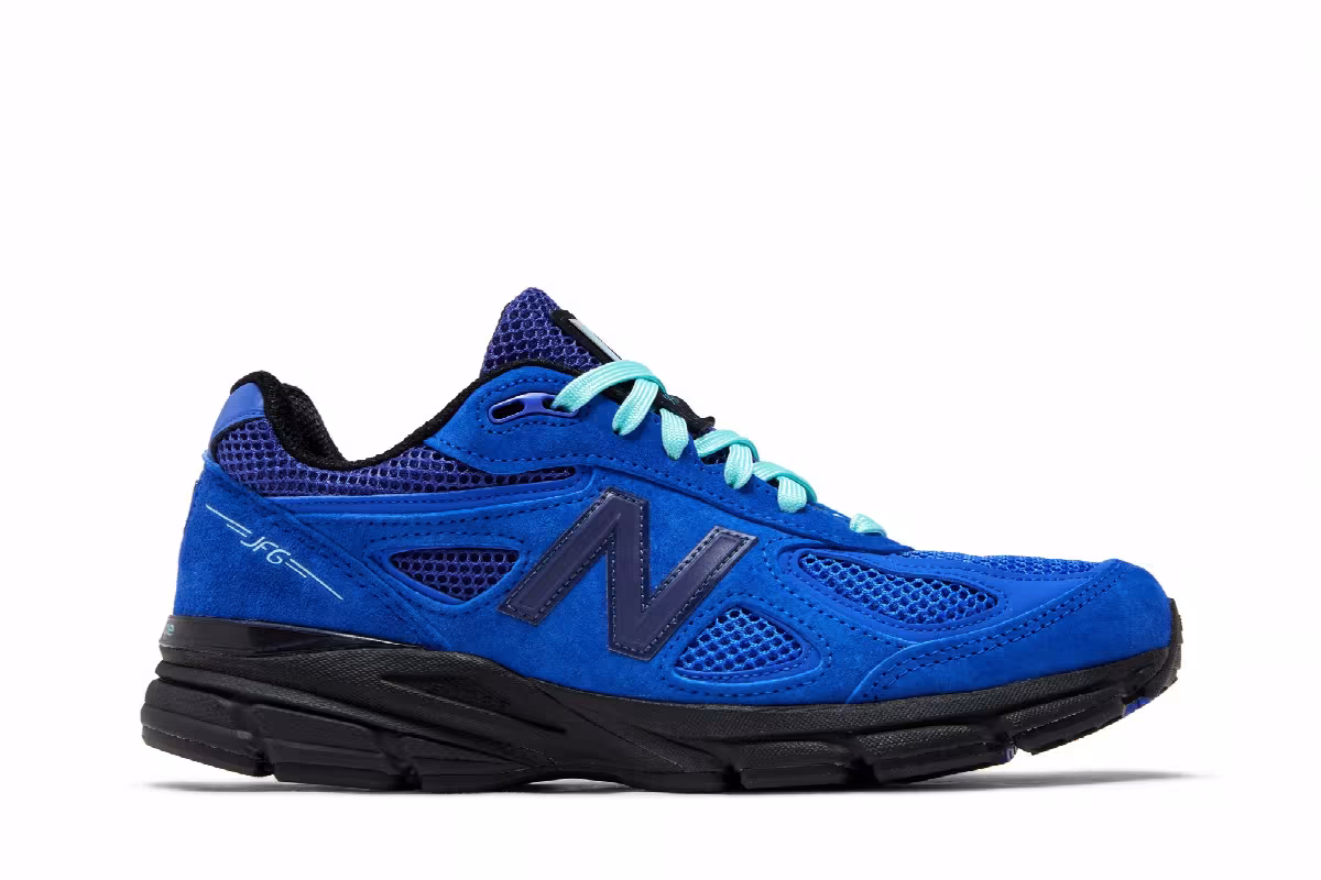 Joe Freshgoods x New Balance 990v4 Made in USA 1998 Pack - Keisha Blue, view 2