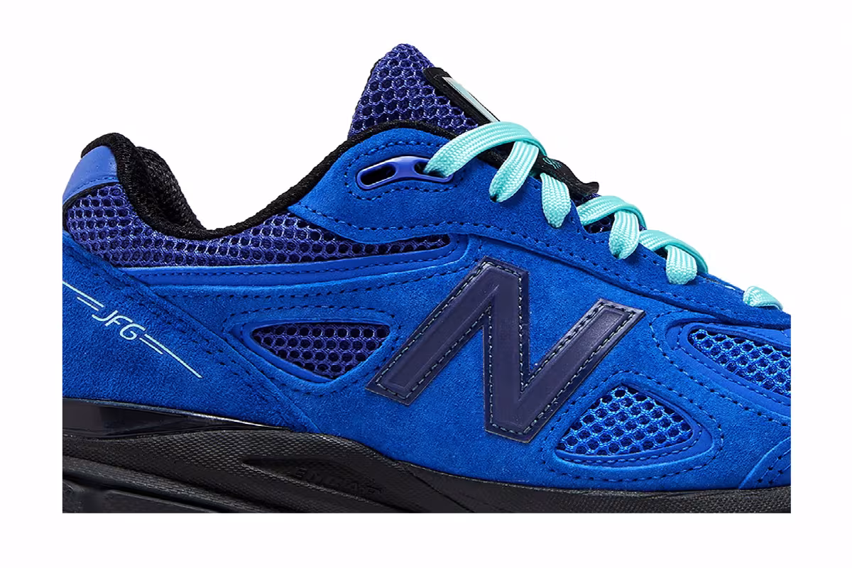 Joe Freshgoods x New Balance 990v4 Made in USA 1998 Pack - Keisha Blue, view 3