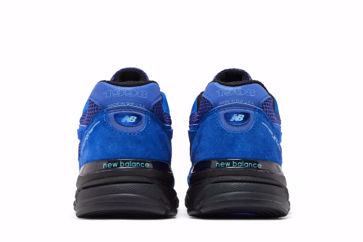 Joe Freshgoods x New Balance 990v4 Made in USA 1998 Pack - Keisha Blue, view 7