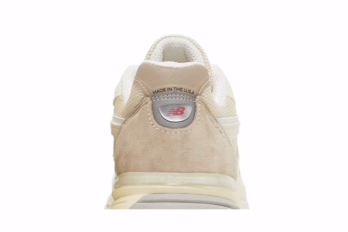 Men's Teddy Santis x New Balance 990v4 Made in USA Limestone, view 8