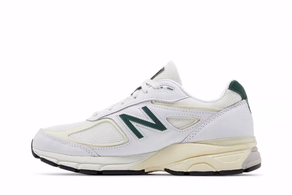 Teddy Santis x New Balance 990v4 Made in USA Forest Green, view 4