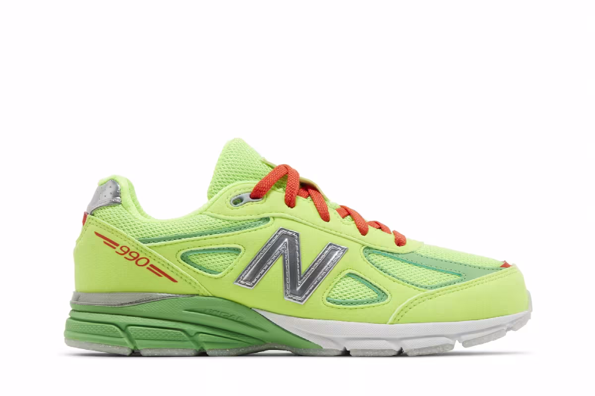 DTLR x New Balance 990v4 Big Kid Festive, view 2