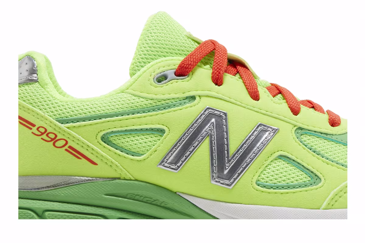 DTLR x New Balance 990v4 Big Kid Festive, view 3