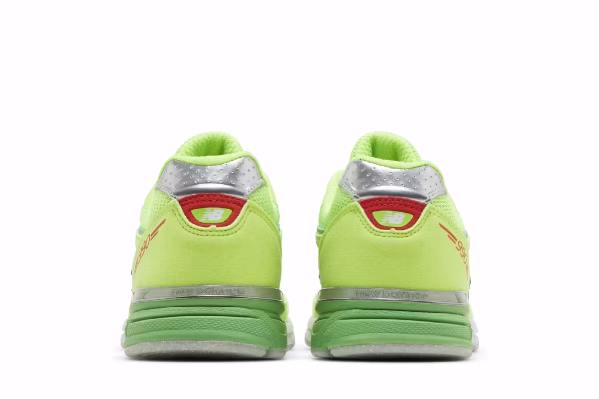 DTLR x New Balance 990v4 Big Kid Festive, view 7
