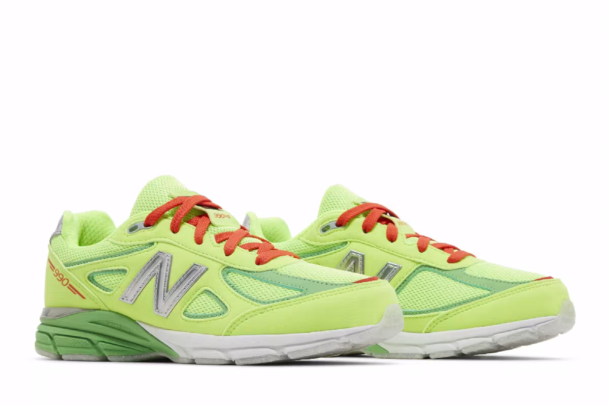 DTLR x New Balance 990v4 Big Kid Festive, view 9