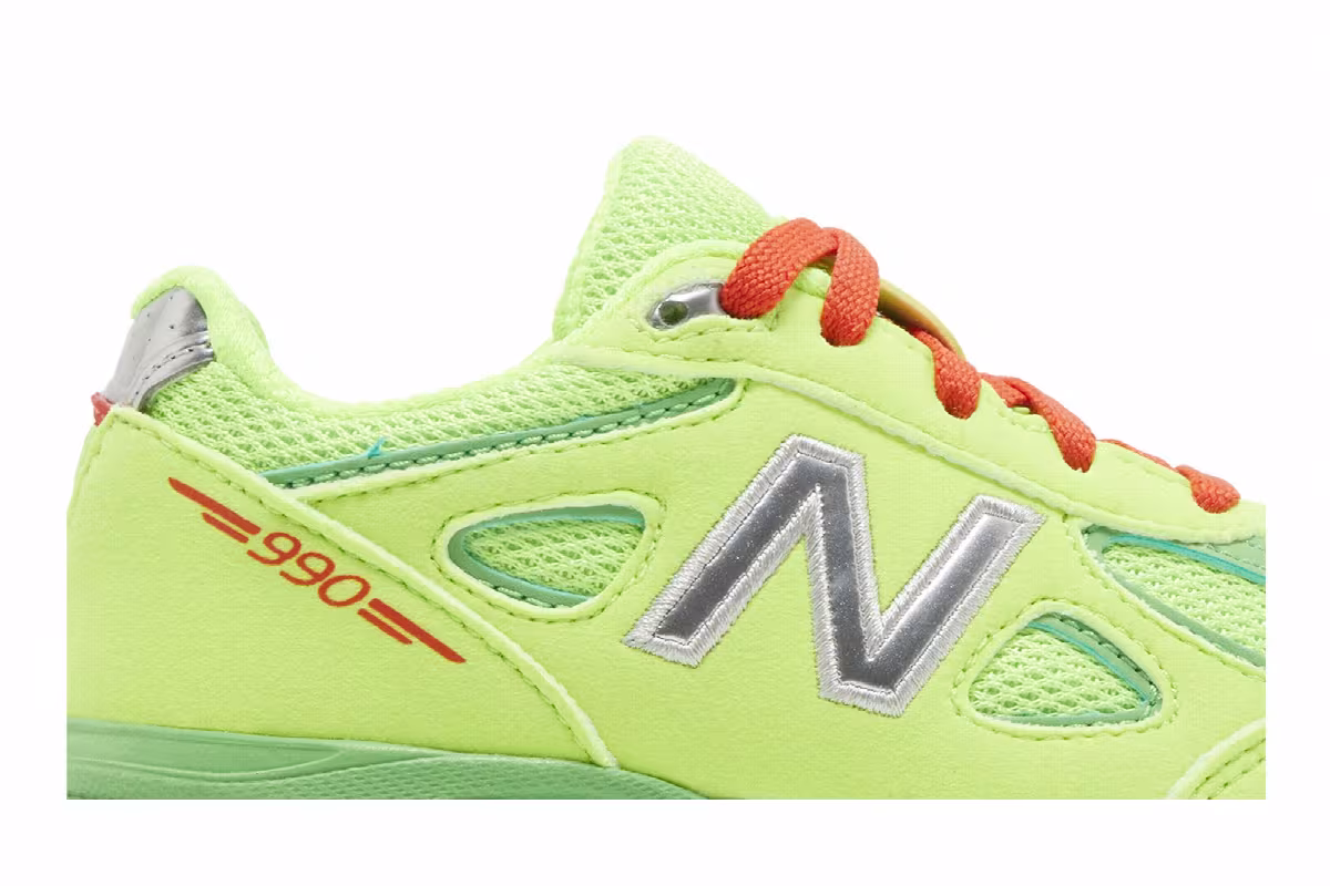 DTLR x New Balance 990v4 Toddler Festive, view 3