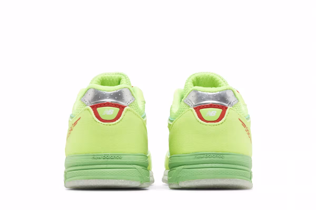 DTLR x New Balance 990v4 Toddler Festive, view 7