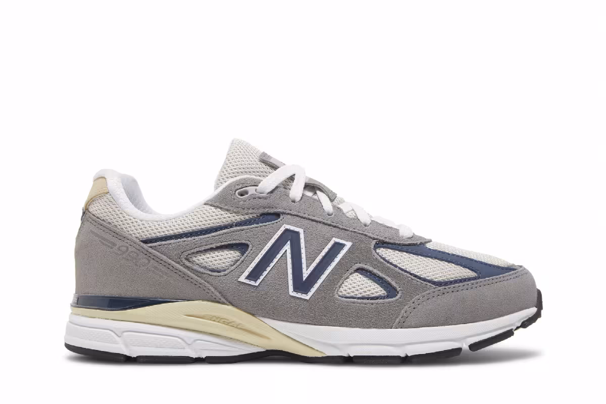 New Balance 990v4 Big Kid Grey Day 2023, view 2