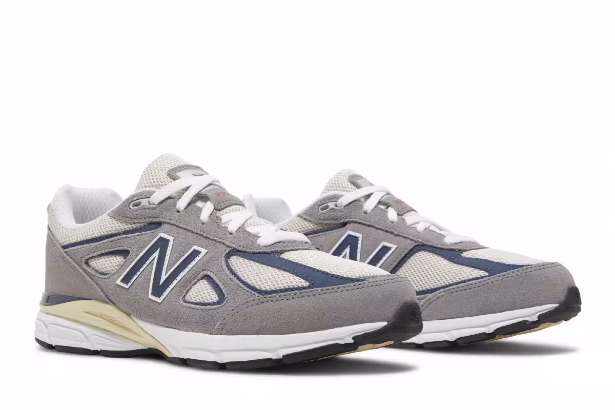 New Balance 990v4 Big Kid Grey Day 2023, view 9