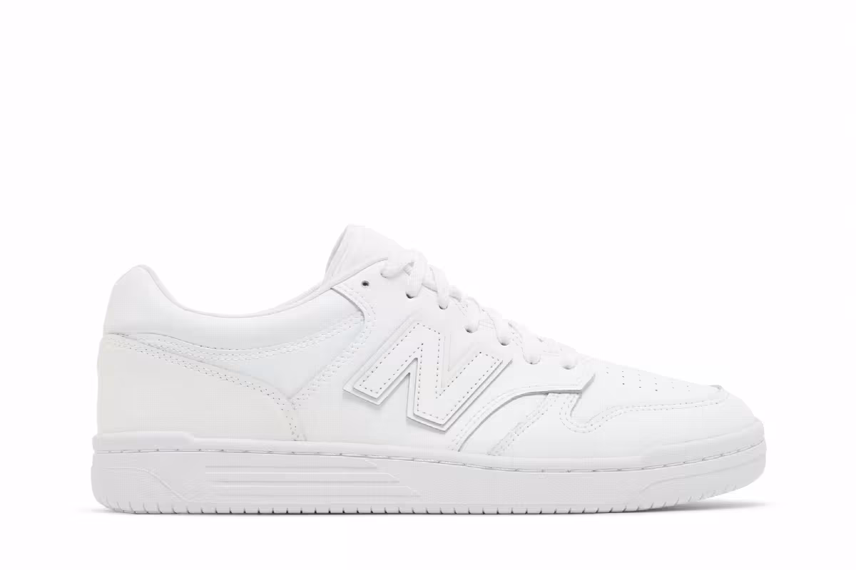 New Balance 480 White, view 2
