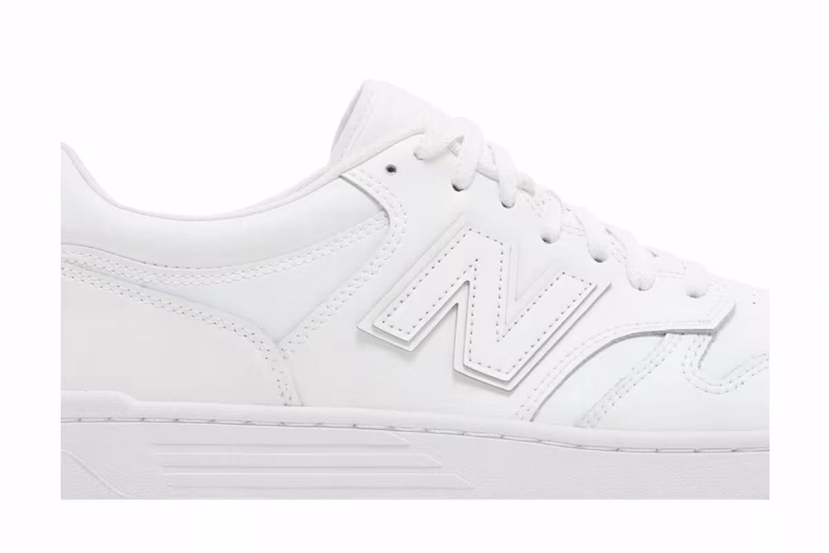 New Balance 480 White, view 3