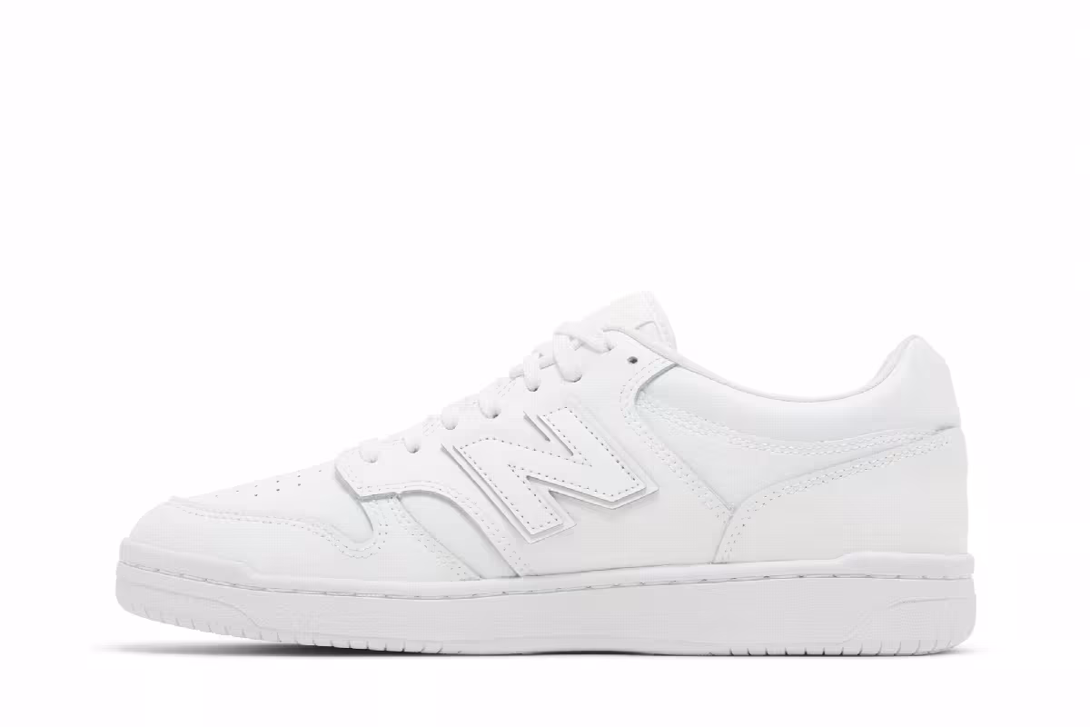 New Balance 480 White, view 4
