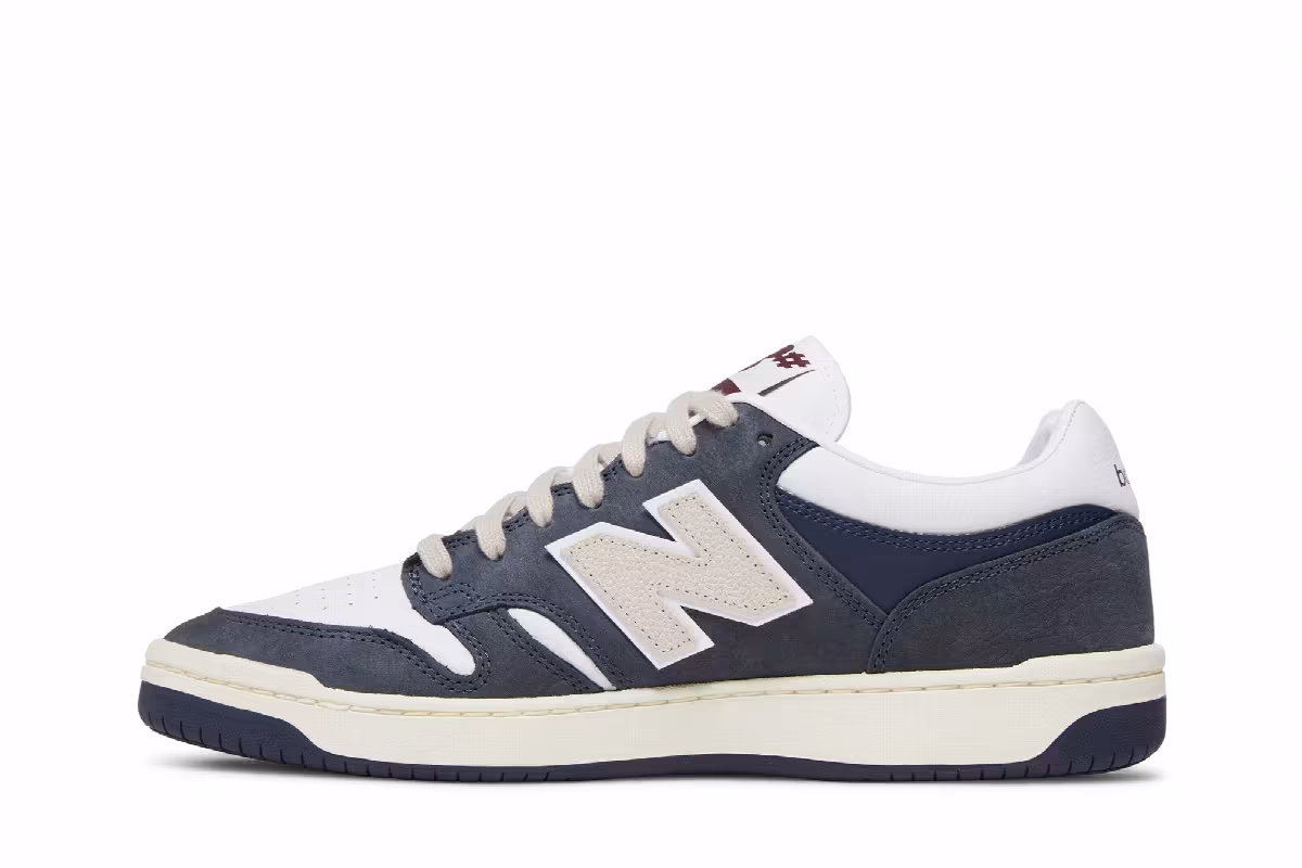 New Balance Numeric 480 Navy White, view 4
