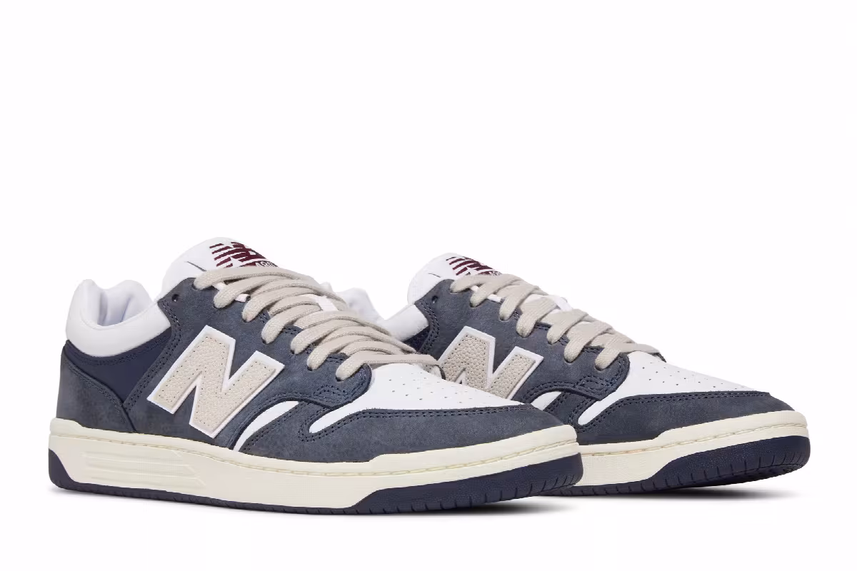New Balance Numeric 480 Navy White, view 9