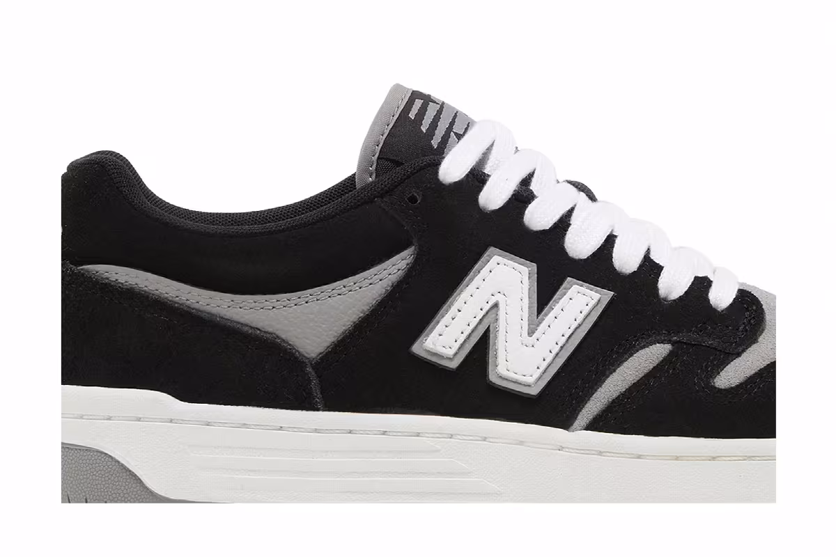 New Balance 480 Black Grey, view 3