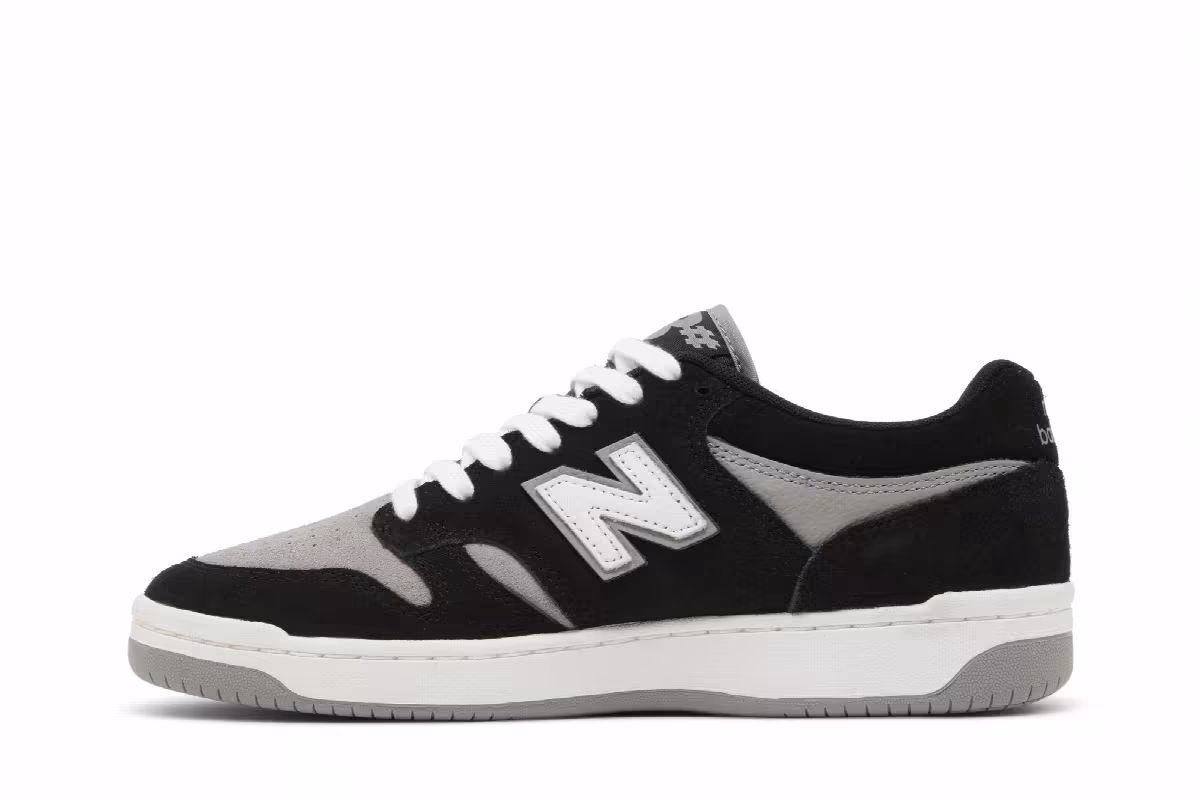 New Balance 480 Black Grey, view 4