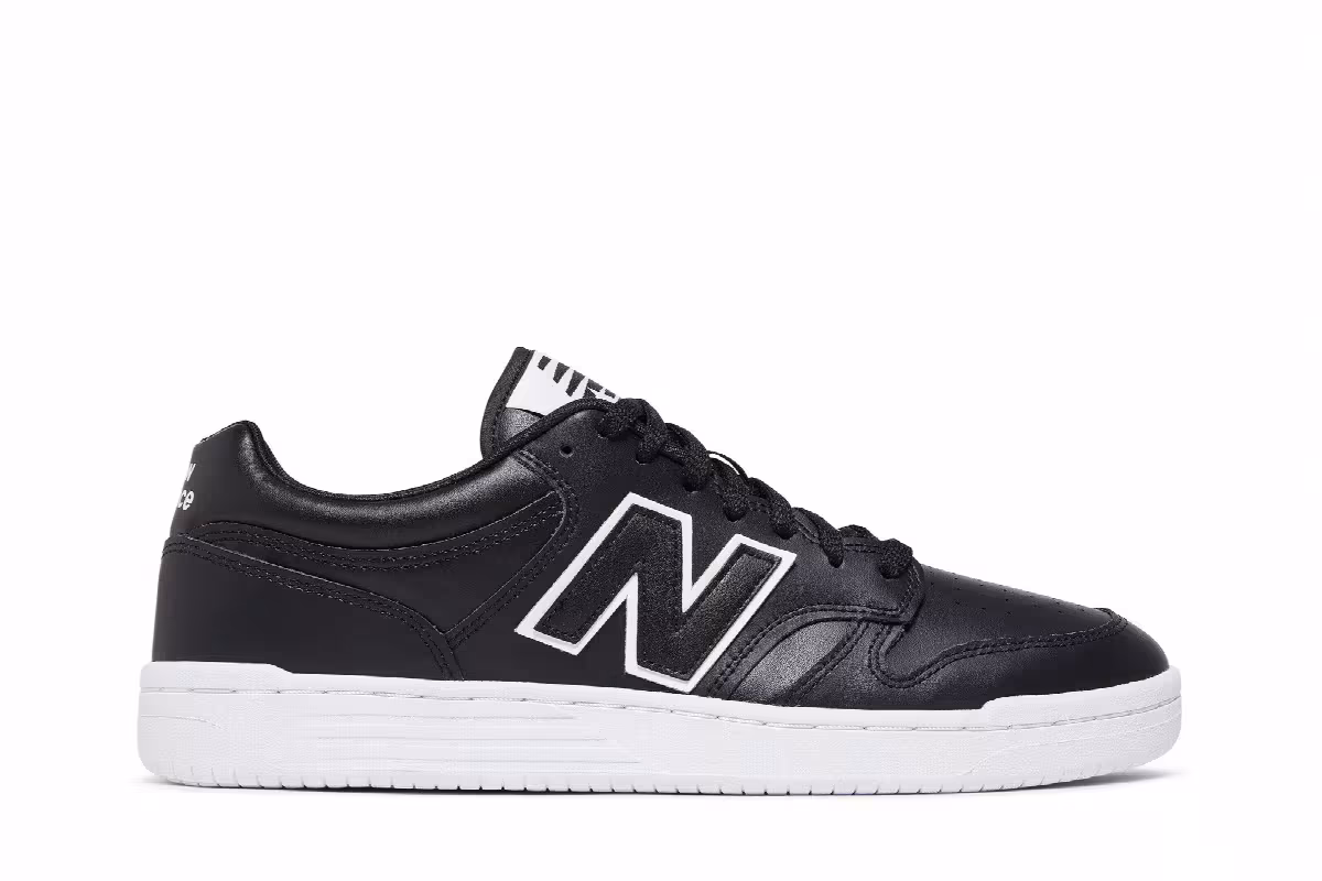 New Balance 480 Black, view 2