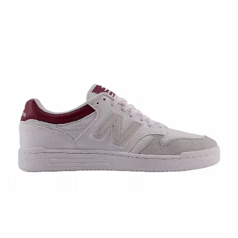 New Balance 480 'White Classic Crimson'