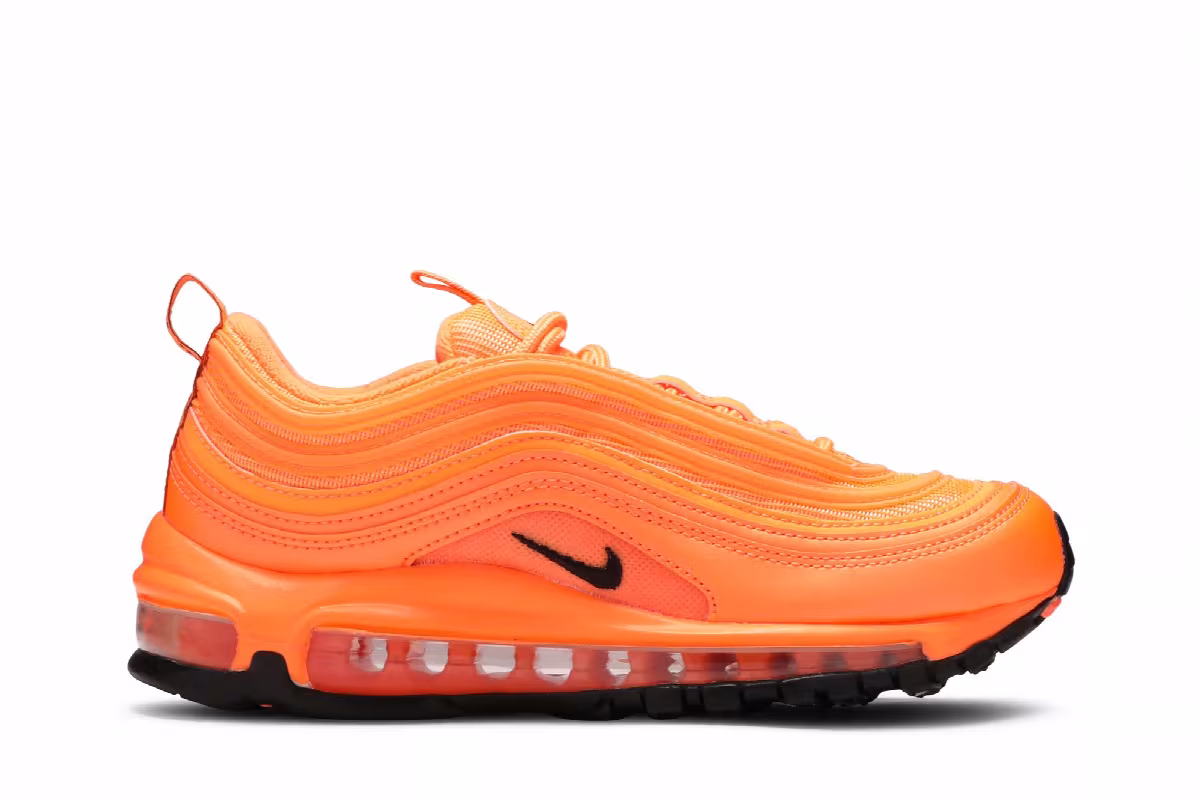 Nike Women's Air Max 97 Atomic Orange, view 2