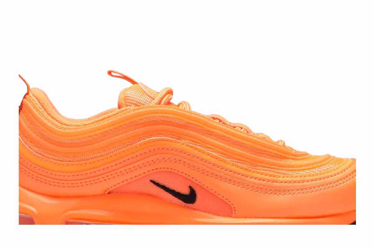Nike Women's Air Max 97 Atomic Orange, view 3