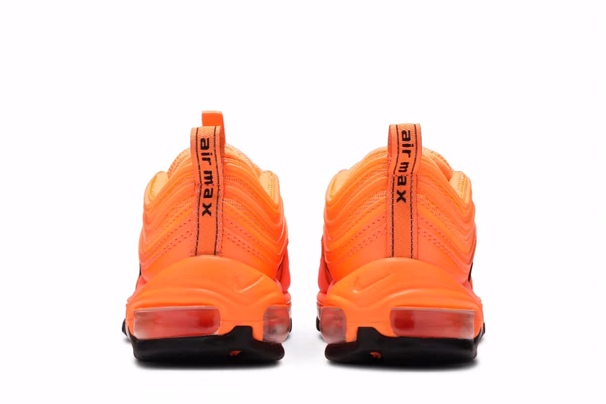Nike Women's Air Max 97 Atomic Orange, view 7