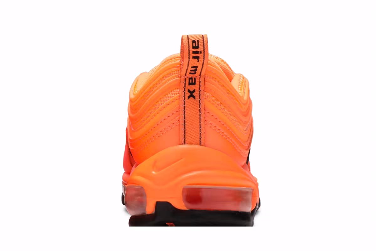 Nike Women's Air Max 97 Atomic Orange, view 8