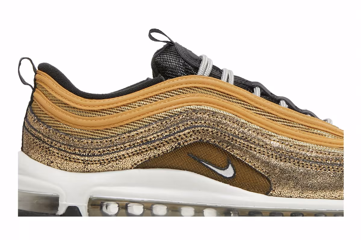 Nike Women's Air Max 97 Cracked Gold, view 3