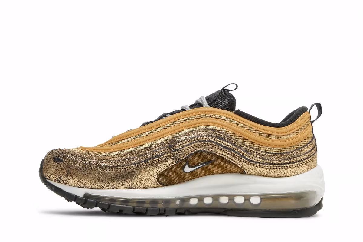 Nike Women's Air Max 97 Cracked Gold, view 4