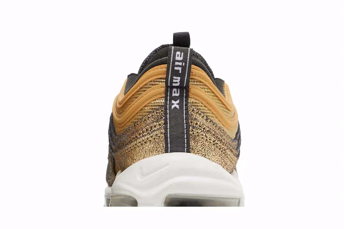 Nike Women's Air Max 97 Cracked Gold, view 8