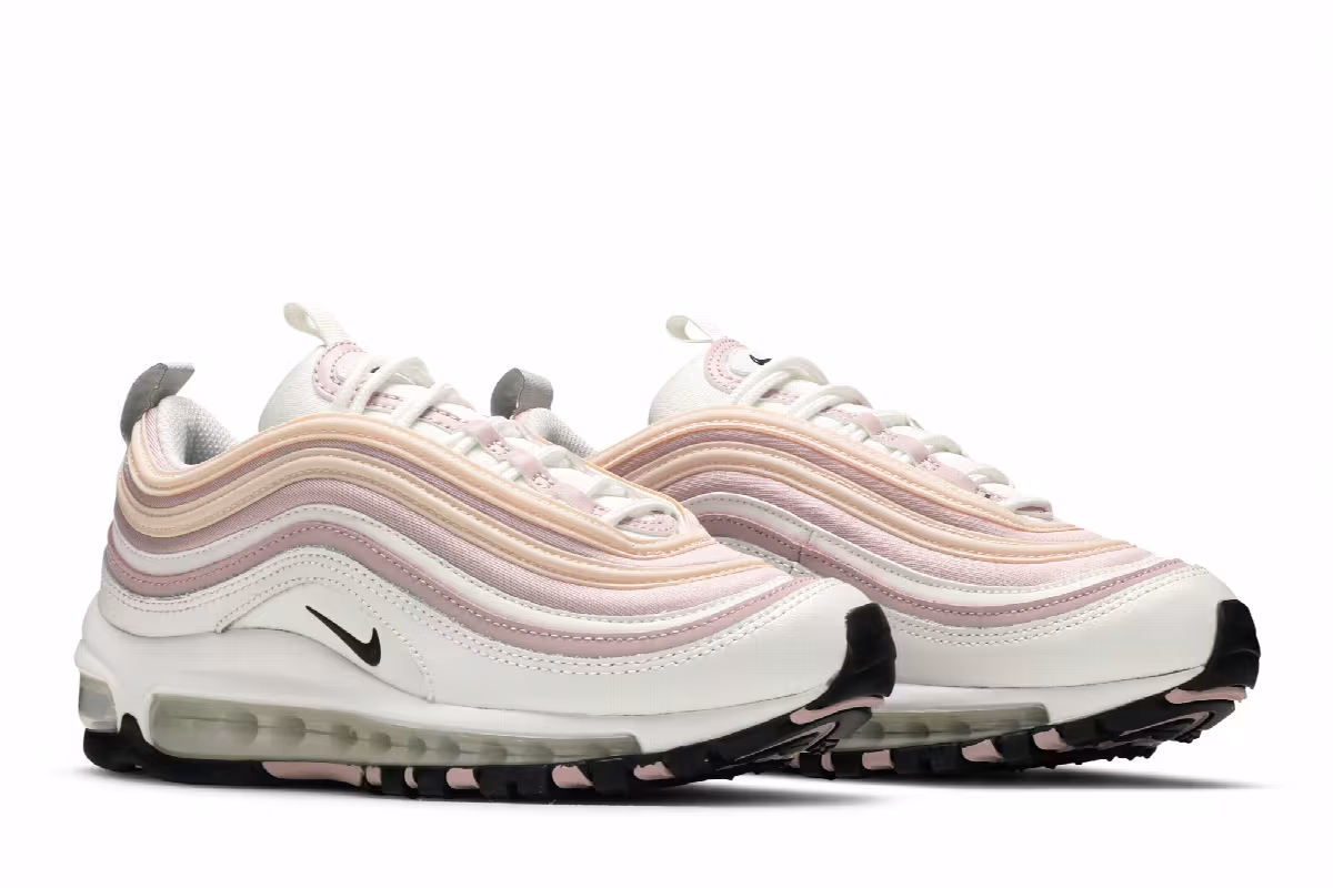 Nike Women's Air Max 97 Pink Cream, view 9