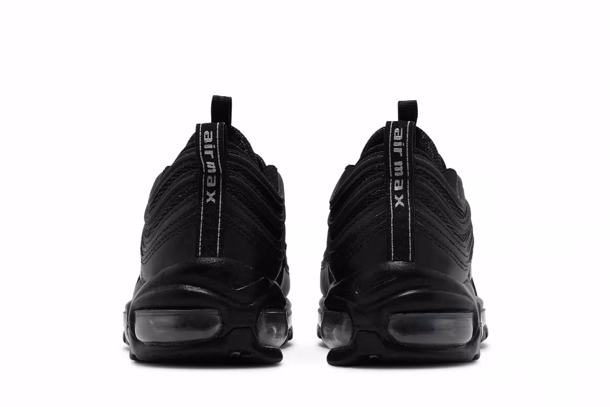 Nike Women's Air Max 97 Black Metallic Silver, view 7