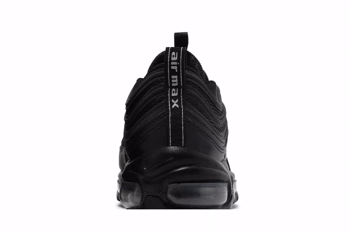 Nike Women's Air Max 97 Black Metallic Silver, view 8