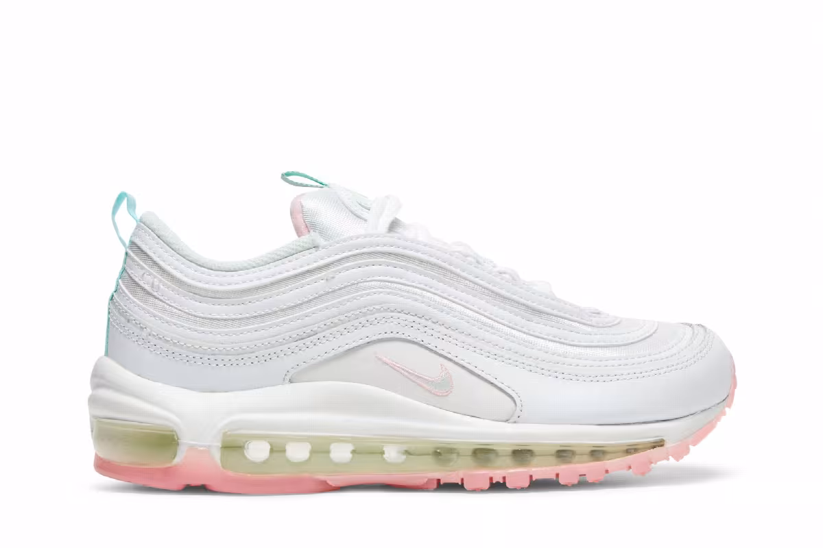 Nike Women's Air Max 97 White Barely Green, view 2
