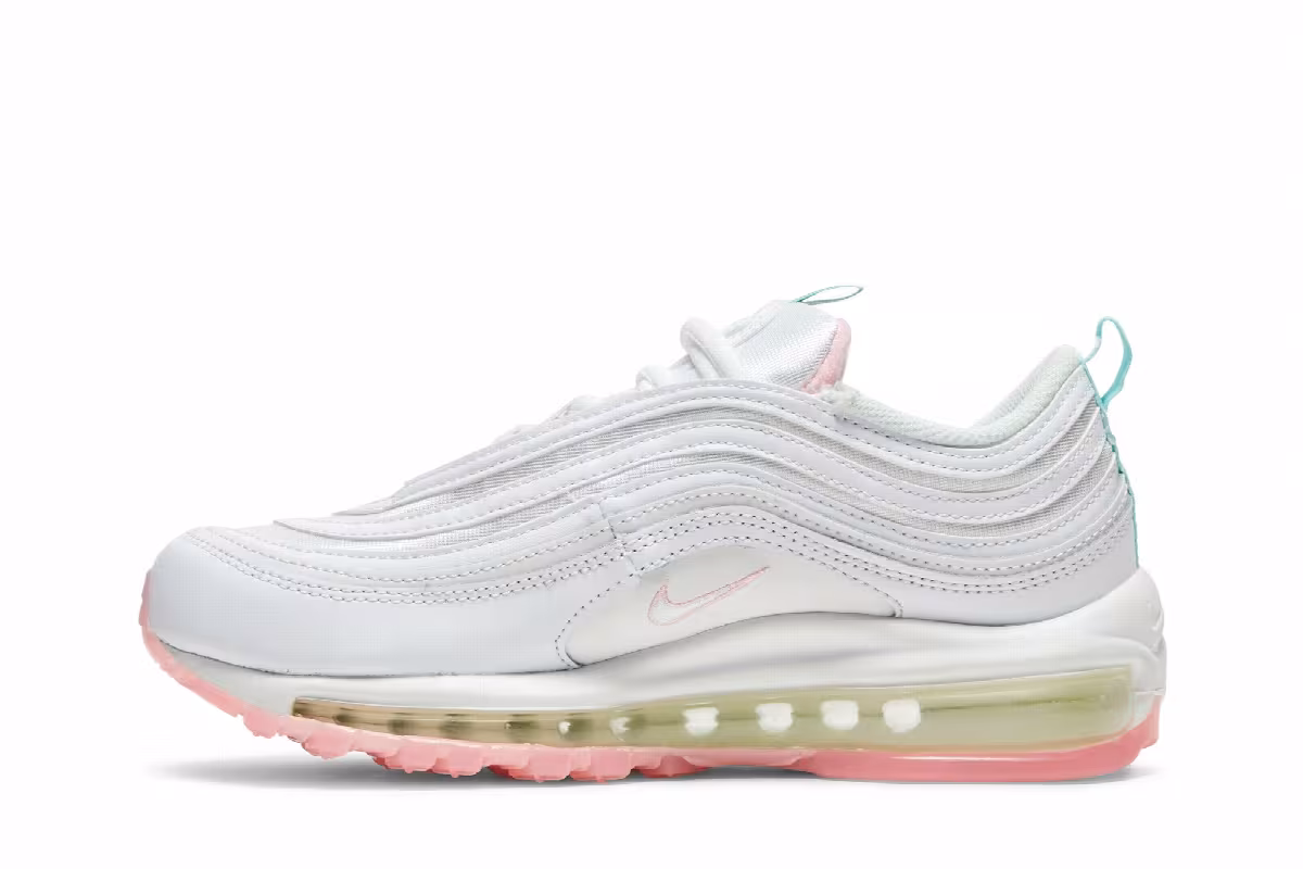 Nike Women's Air Max 97 White Barely Green, view 4