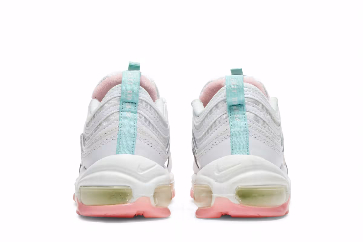 Nike Women's Air Max 97 White Barely Green, view 7