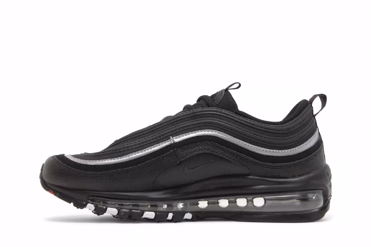 Nike Air Max 97 GS Black Sport Red, view 4