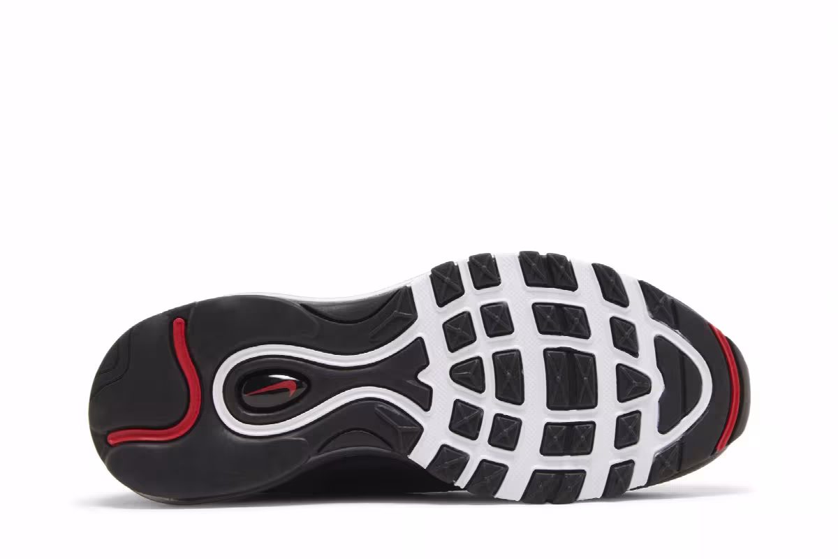 Nike Air Max 97 GS Black Sport Red, view 5