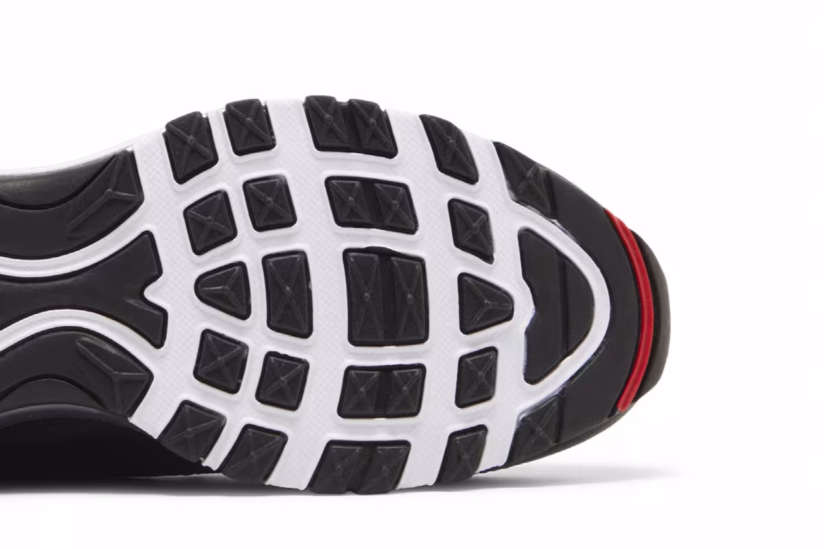 Nike Air Max 97 GS Black Sport Red, view 6