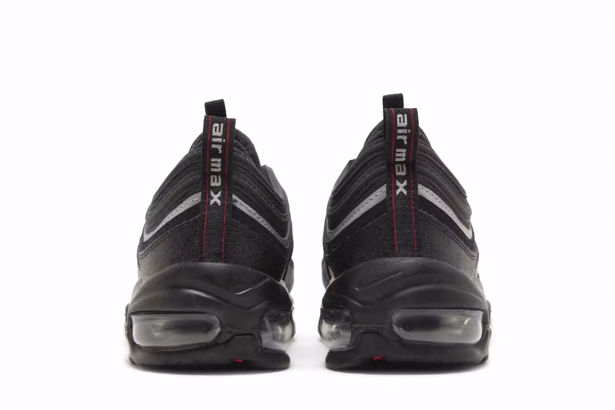 Nike Air Max 97 GS Black Sport Red, view 7
