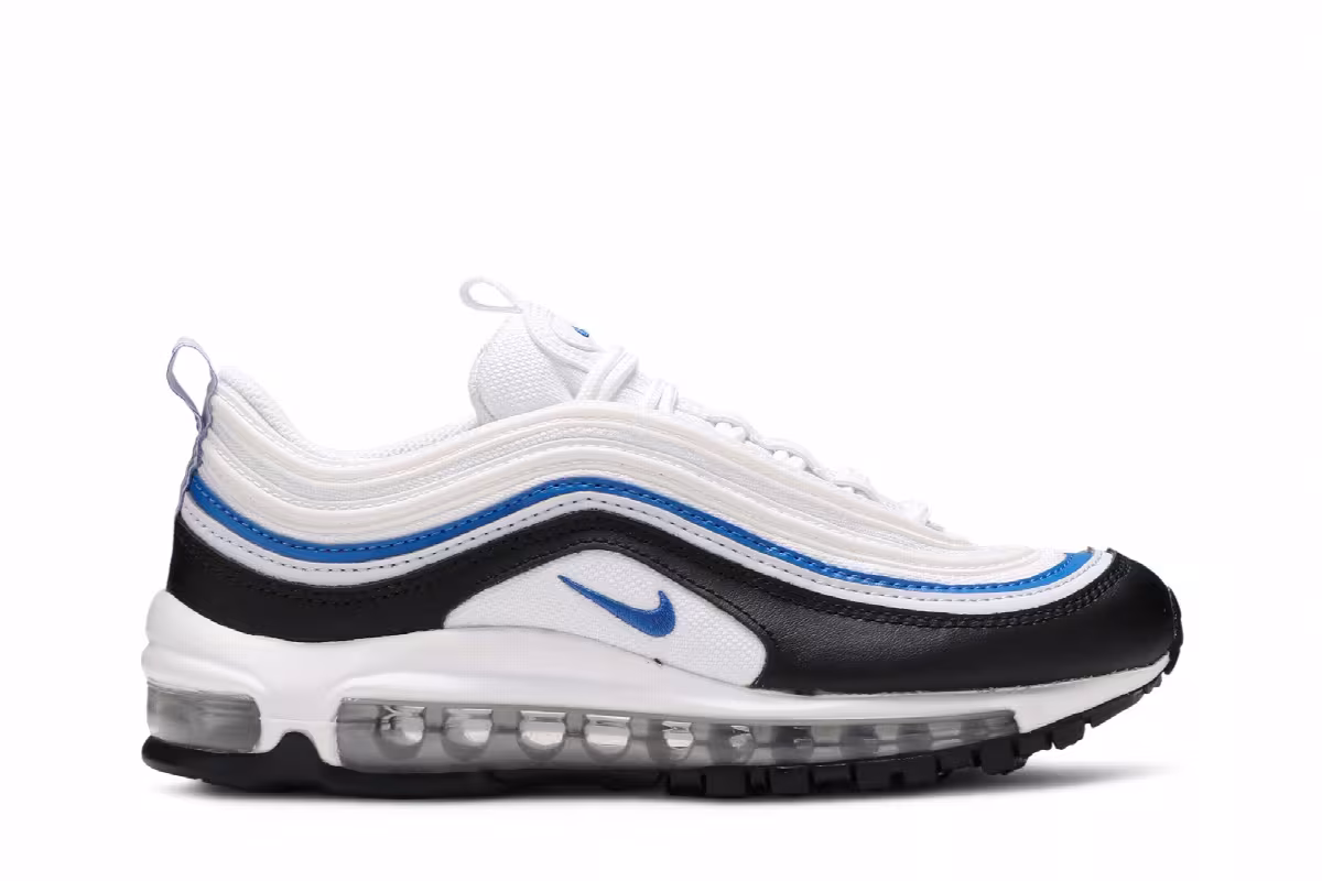 Nike Air Max 97 GS White Signal Blue, view 2